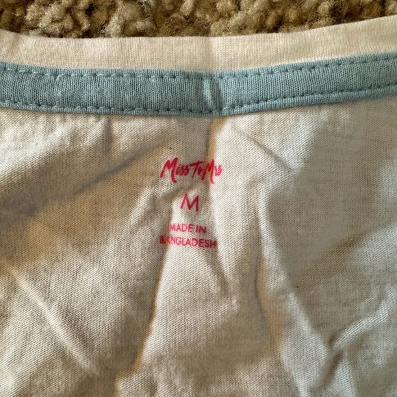 "#ENGAGED" WOMENS FITTED WHITE TSHIRT - Picture 6 of 7